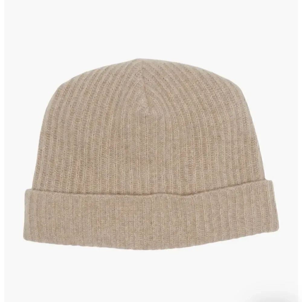 Portolano cashmere beanie hat NEW $120